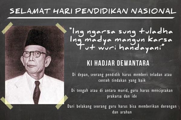 LokadataID's tweet photo. Selamat Hari Pendidikan Nasional. Ayo, bangkit generasi emas Indonesia! 

#HARDIKNAS #KiHadjarDewantara http://t.co/ClFBhcTDnM