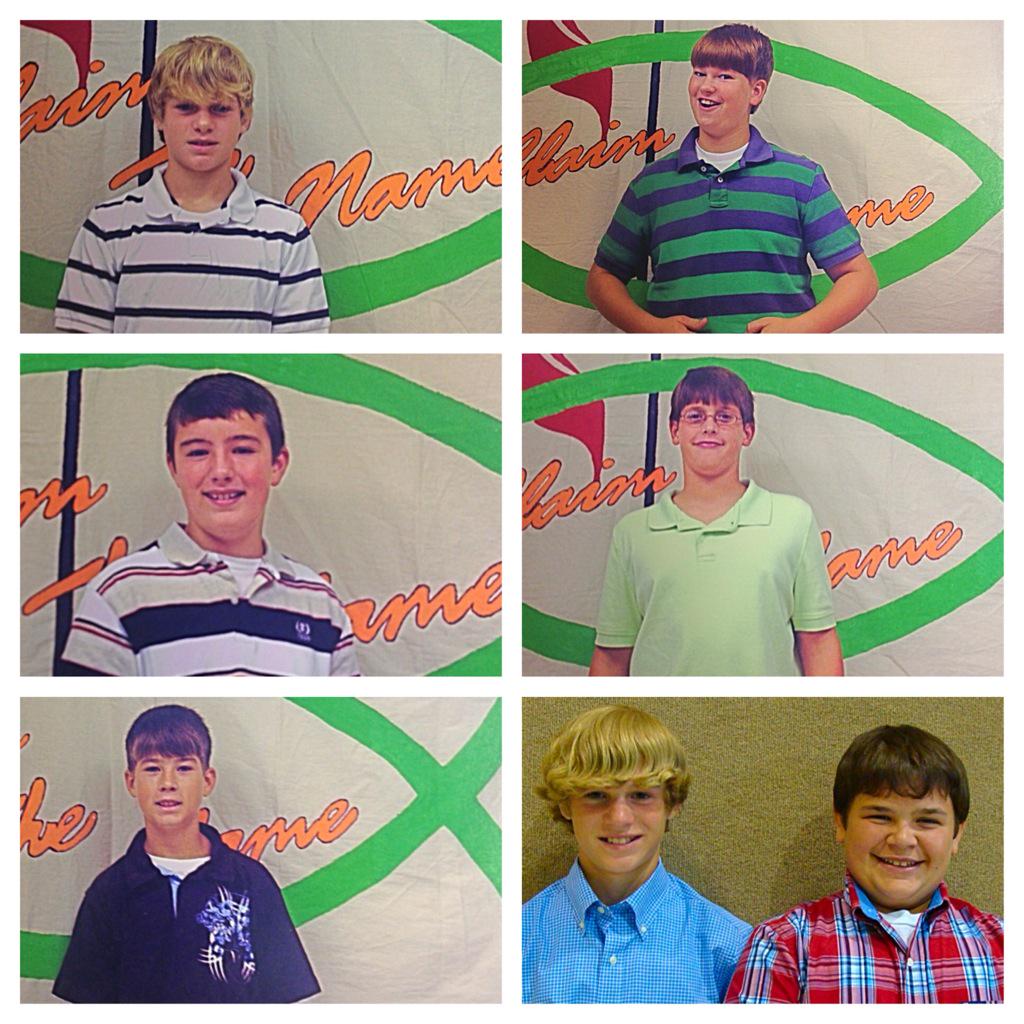 asburyyouthbc's tweet photo. Flashback Friday pics round two. Gotta love the sixth grade. #flashback #seniorsasconfirmands http://t.co/m4OdGy3QKE