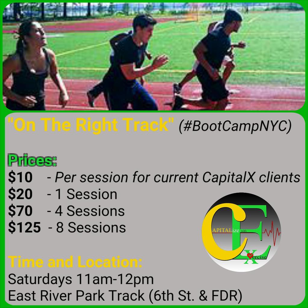 PapiShank's tweet photo. https://t.co/UoE7BxGK5n
Tomorrow, TOMORROW: #BootCampNYC
Are you ready to #CAPITALizeWithExercise!? http://t.co/zEOHSHajiD