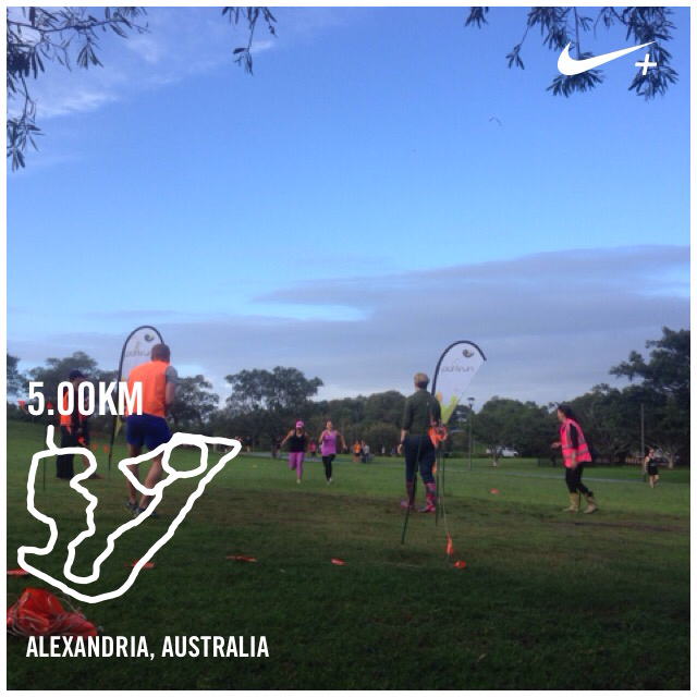 Lizzie_barry's tweet photo. Park Run #forceofnaturesyd  I just ran 5.00 km with Nike+. #nikeplus http://t.co/aCwoCdnO89