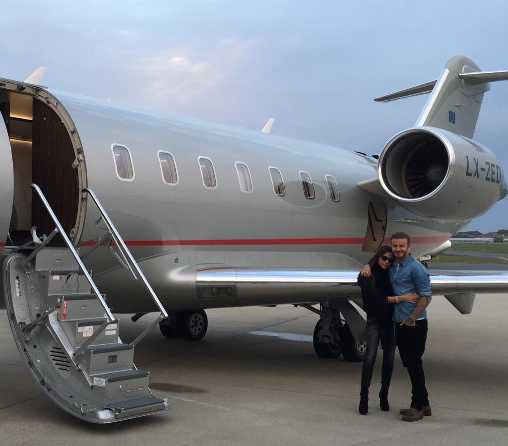 So excited to be celebrating David's birthday x #DB40 x vb 🎂🎉🎁❤️✈️ x vb