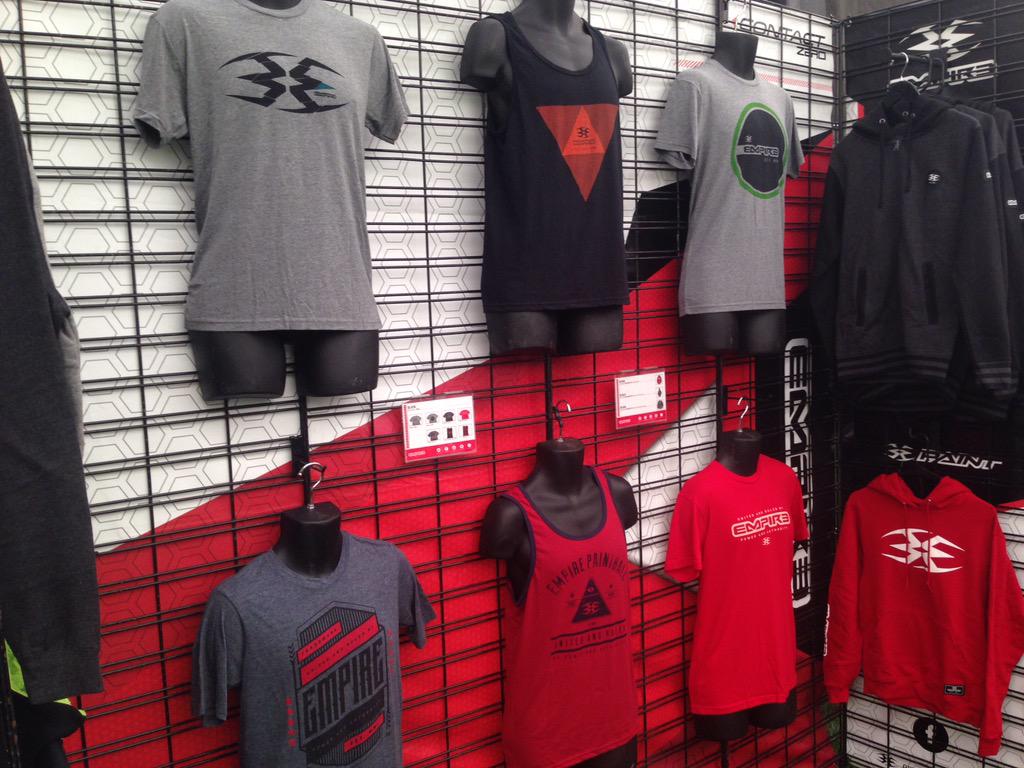 Empire tees looking fresh in the Empire Booth at the MSXL event in Nashville.
#empirepaintball #msxlevents #paintball