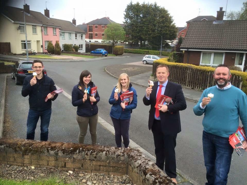 Just a small selection of our fantastic canvass teams in Banbridge &amp; Scarva tonight. 7th May draws near #VoteSimpsonX