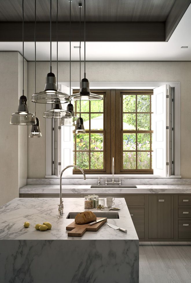 The perfect cabinets and lighting!