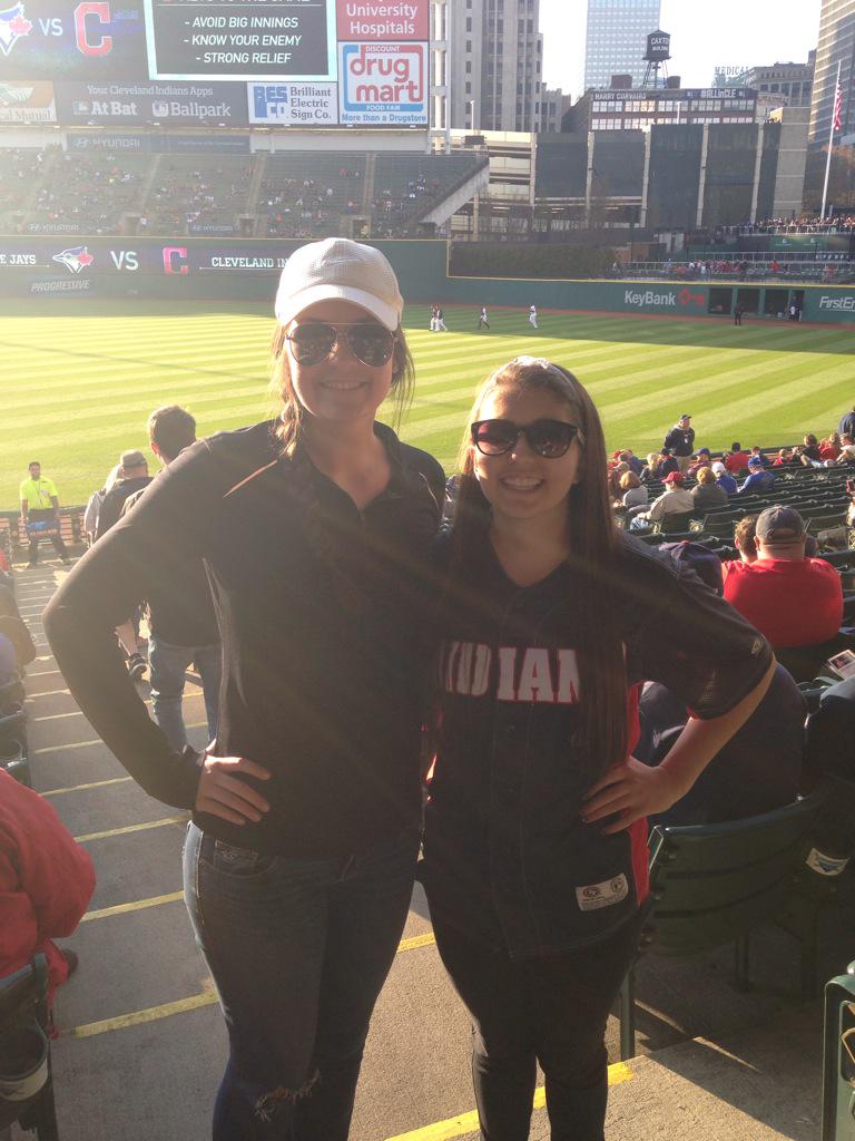 Indians game with <a href="/StullRachel/">Rachel Stull</a>!! ⚾️