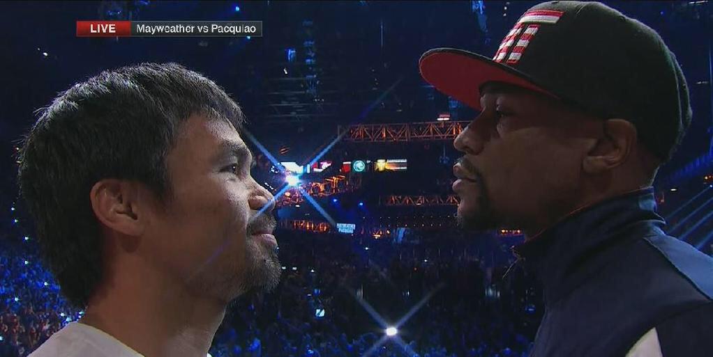 MayweatherFIoyd's tweet photo. Word to my moms Ima knock that muh fuckin smirk off his face tomorrow. http://t.co/GX7apL9slX