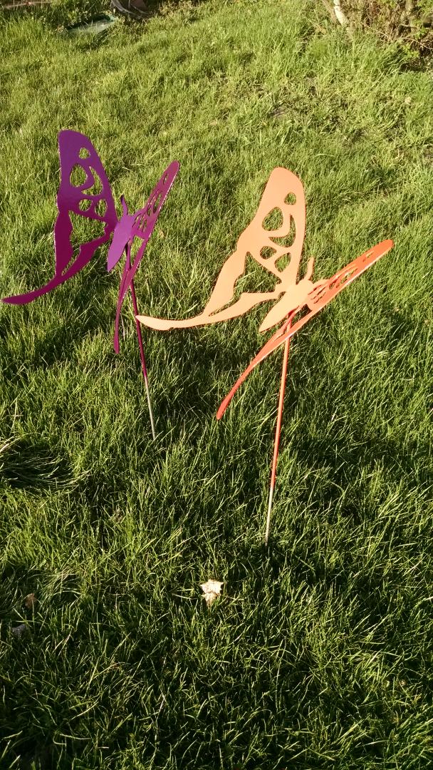 Summit_Metal's tweet image. Butterfly Yard Stakes #MetalArt #gardening