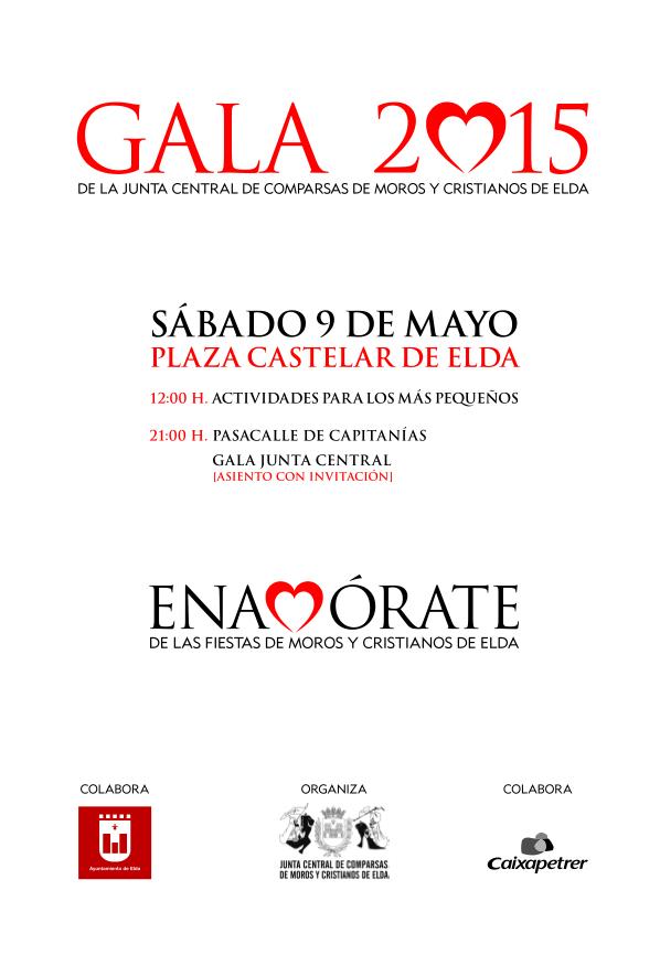¡Enamórate! De las Fiestas de MyC de Elda.
Gala Junta Central, el 9 de mayo en la Plaza Castelar, a las 21:30 h.