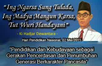 Selamat Hari Pendidikan Nasional... majulah bangsaku majulah negeriku...