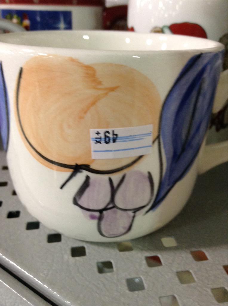 NotTooMad's tweet image. ||Well quick reminder thrift shops carry really anything even inappropriate cups