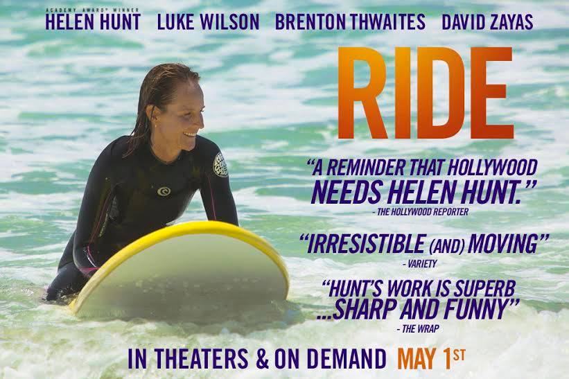 If you're looking for something to do this weekend, go see our friend Helen Hunt in Ride. ridemovie.org