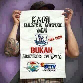 wstore__'s tweet photo. PENENTUAN JUARA KITA TIDAK BISA MENONTON DI LAYAR TV LOKAL ayo @Globaltvseru ambil hak siar lagi @SCTV_ &amp; @IndosiarID http://t.co/2TbZpeZa2q