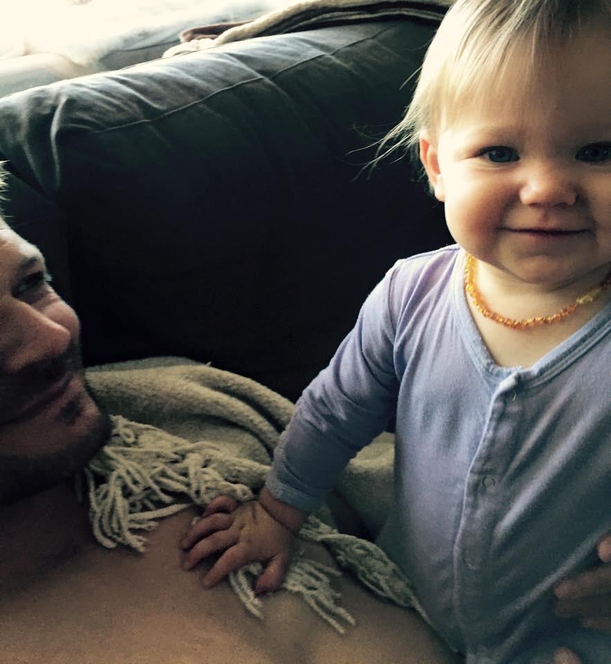 Happy belated bday, Waverly! MT Celebrating my best gift ever on my first Bday as a Papa 5/1/15.... 