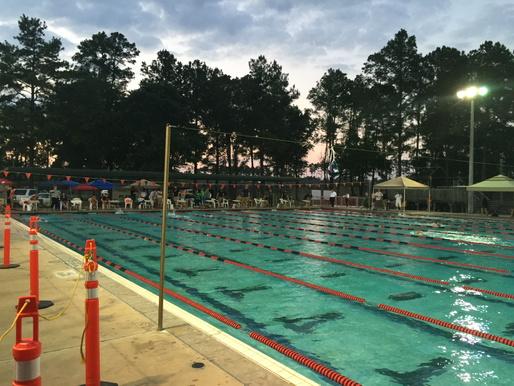 Great night for fast early season outdoor swimming at fleet!