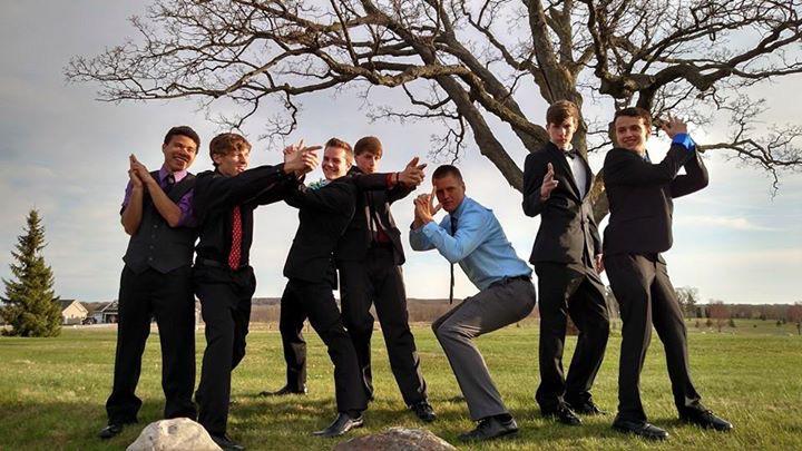 ctachargers's tweet photo. 007 prom style!! #wearechargers #CTAprom2015 #guyinblue http://t.co/5njwM0FTRB
