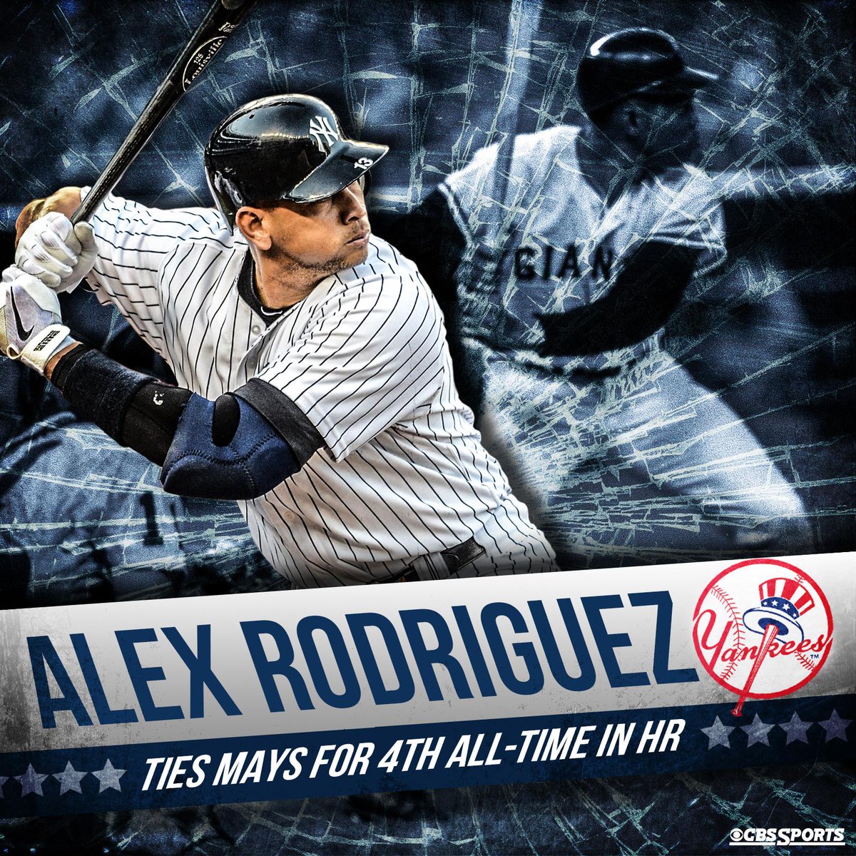 CBSSportsMLB's tweet photo. A-Rod continues to climb the all-time homer list with number 660. http://t.co/8g4Mg1QwK2