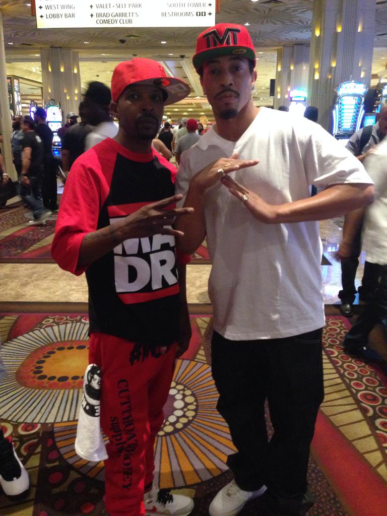 Moving in grooving ran into <a href="/RealKiloCurt/">Kilo Curt</a> at the #MGM. #Thizz is what it iZ. #swag with yung Von