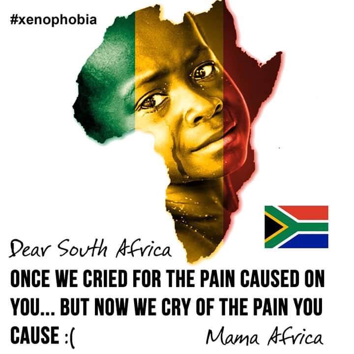Thisisuganda_'s tweet photo. Dear South Africa, #WeAreOne #NotoXenophobia http://t.co/MOALapBbx7