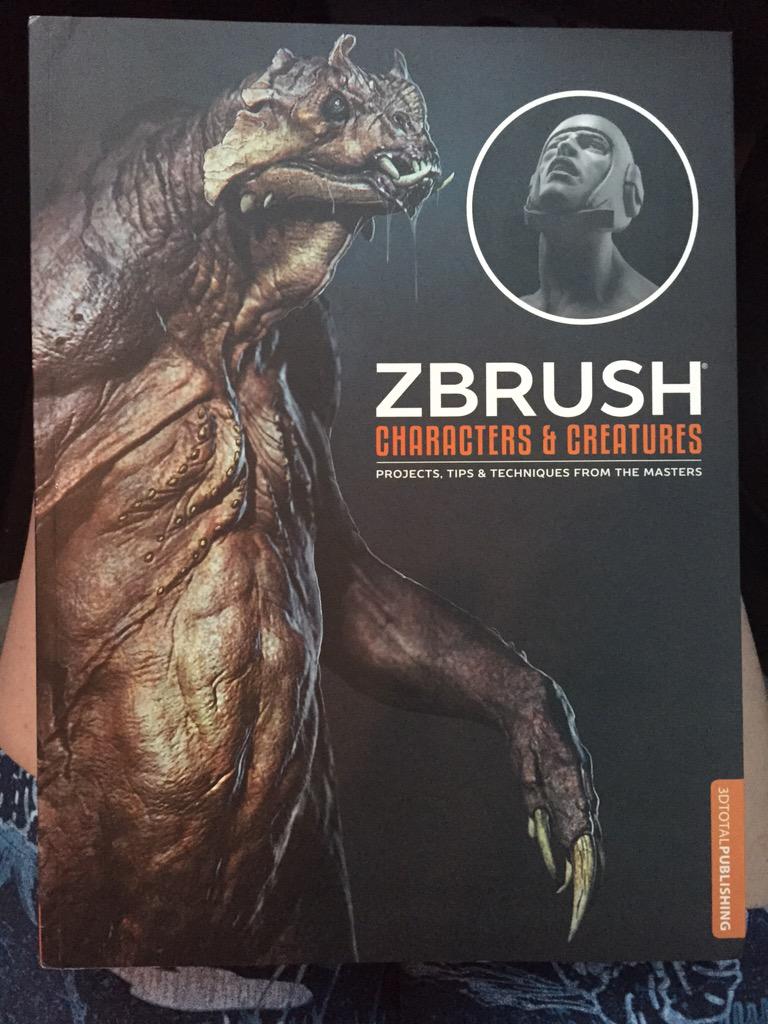 AnaCarolina_Art's tweet image. Just got the most amazing gift! :D
This book will surely come in handy from now on. #zbrush #creaturemodeling