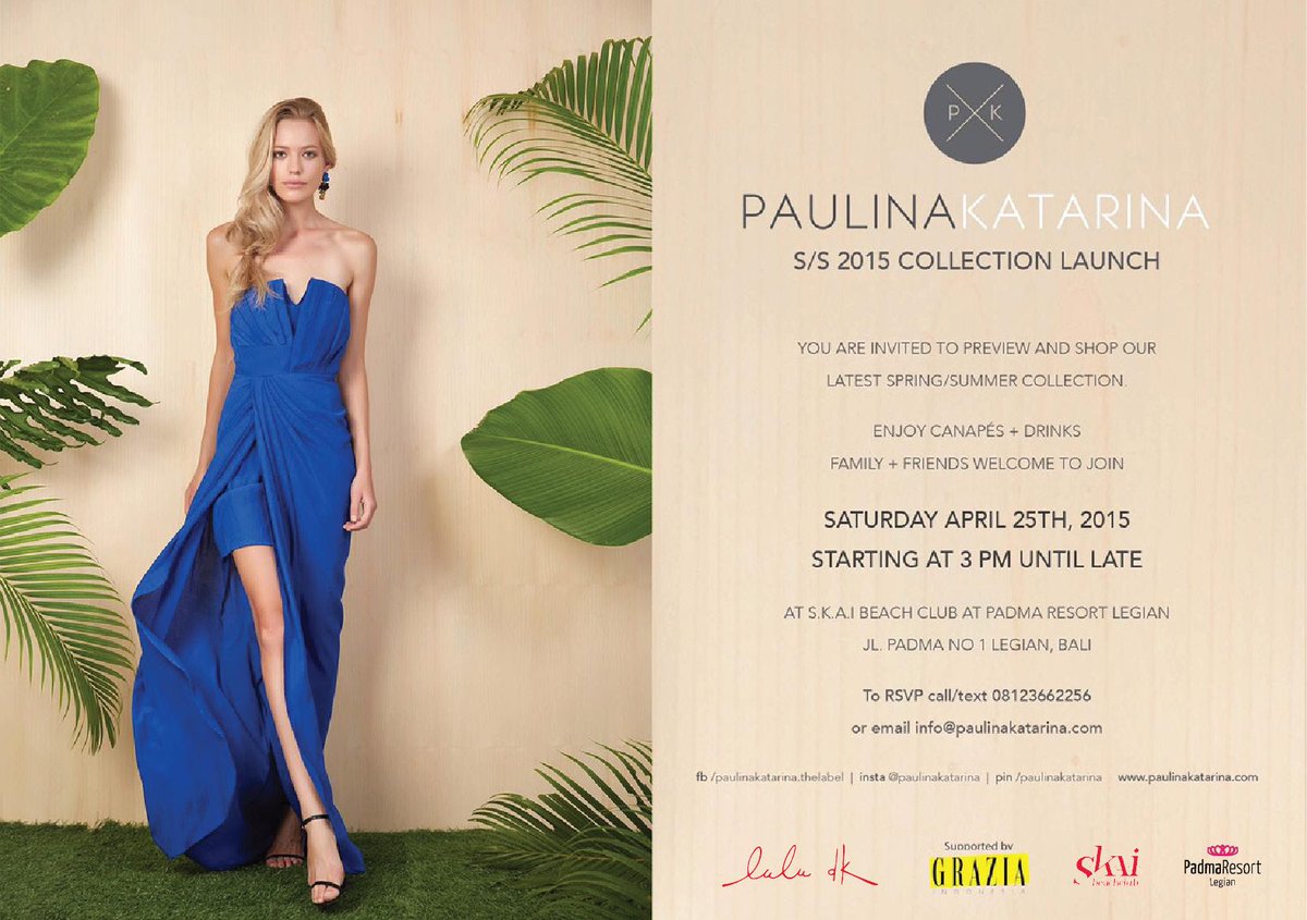Calling #fashionista to come this SATURDAY &amp; grab Paulina Katarina's newest #fashion collection #bali #weekend