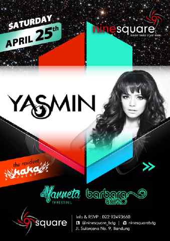COMINGSOON Saturday 25 April 2015 <a href="/ninesquare_bdg/">NINE'SQUARE</a> W/ <a href="/DJ_Yasmin/">Fahria Yasmin Baladraf</a> <a href="/FDJ_Vanneta/">Vanneta Gisella</a> <a href="/nongkynong/">Prasasti Ayu M</a> <a href="/MC_dhanii/">P U Y E H</a>   See you :)