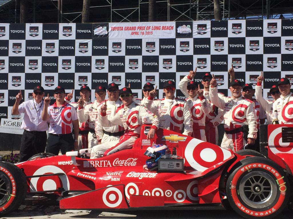 LayshaWard's tweet photo. Congrats @scottdixon9 &amp; @CGRTeams on today's Long Beach #IndyCar win for #TeamTarget http://t.co/bVewa8EdGO