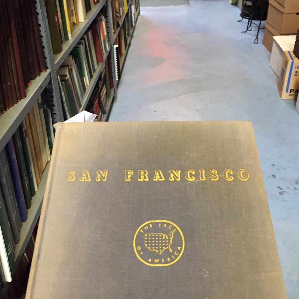 tvol's tweet image. at Prelinger Library in SF. from 1939, opens: &quot;San Francisco was born out of gold-hunger and nursed on catastrophes.&quot;