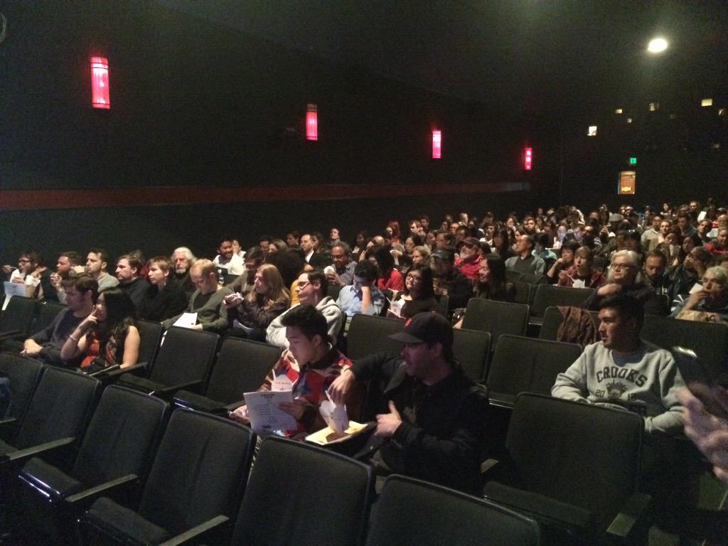 FoodFarmFilms's tweet photo. Thanks for the chicken @misterjiu! Here's @jenny8lee introducing The Search for General Tso for our last screening. http://t.co/iNASKHbgLu