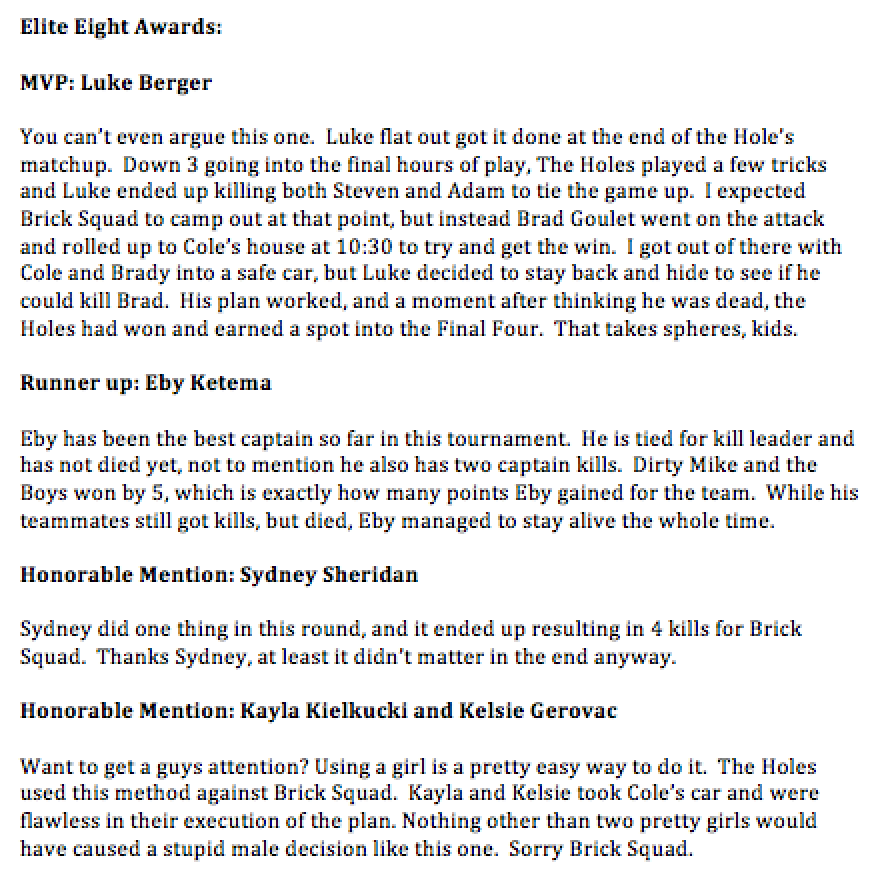 April_Madnesss's tweet photo. Elite Eight Awards http://t.co/77TRPAoYoQ