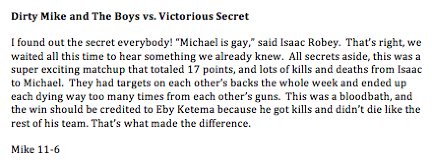 April_Madnesss's tweet photo. Recap: Victorious Secret vs. Dirty Mike and the Boys http://t.co/sLFTw9420x