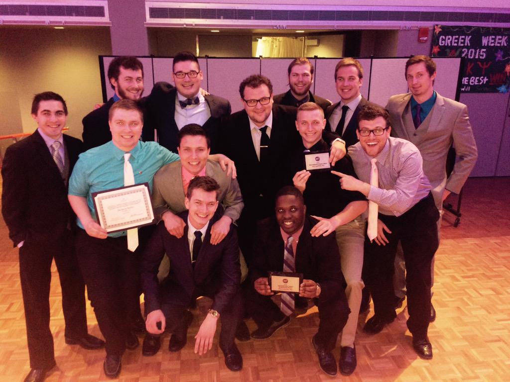 phipsiminnst's tweet photo. Your Winners of the most improved chapter and brotherhood of the year awards! Hard work pays off!! @MaverickGreeks http://t.co/P6MpIQ3vSw