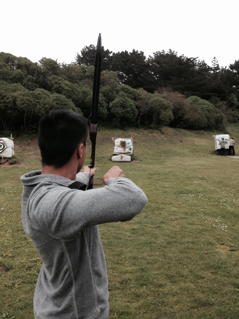 heiming731's tweet photo. Thank you for going archery with me and my fwends #BaelaVice. I beat you 3 to 1. 😘 http://t.co/HakYHnvv5T