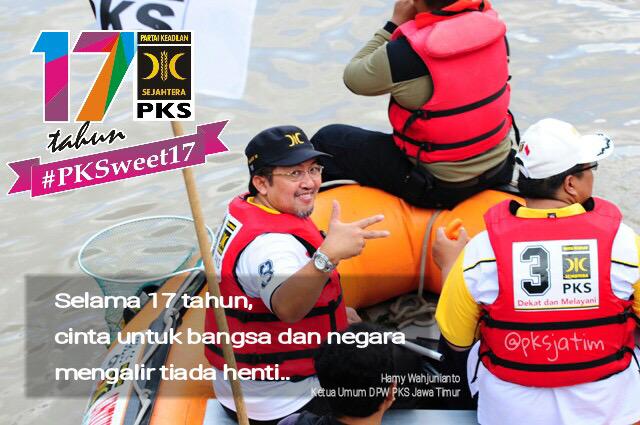 Hamy1968's tweet photo. Pengabdian tuk NKRI yg tak akan pernah berhenti #PKSweet17 @PKSejahtera @PKSJATIM @anismatta http://t.co/W5no6wbzpQ
