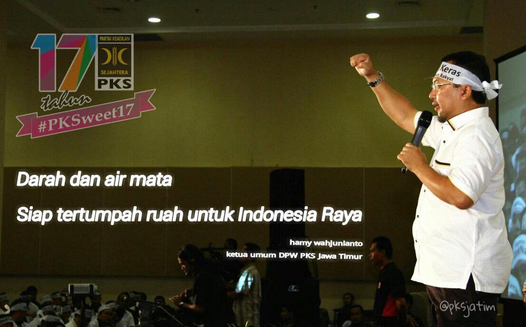 Pengabdian tuk NKRI yg tak akan pernah berhenti #PKSweet17 <a href="/PKSejahtera/">DPP PKS</a> <a href="/PKSJATIM/">DPW PKS Jawa Timur</a> <a href="/anismatta/">Anis Matta</a>