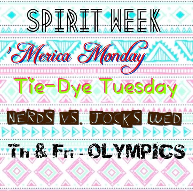 GCS_StuCo's tweet photo. SPIRIT WEEK IS HERE!!! Dress the best and win a free prom ticket!! 💁👊😊 http://t.co/OsosT7K6T7