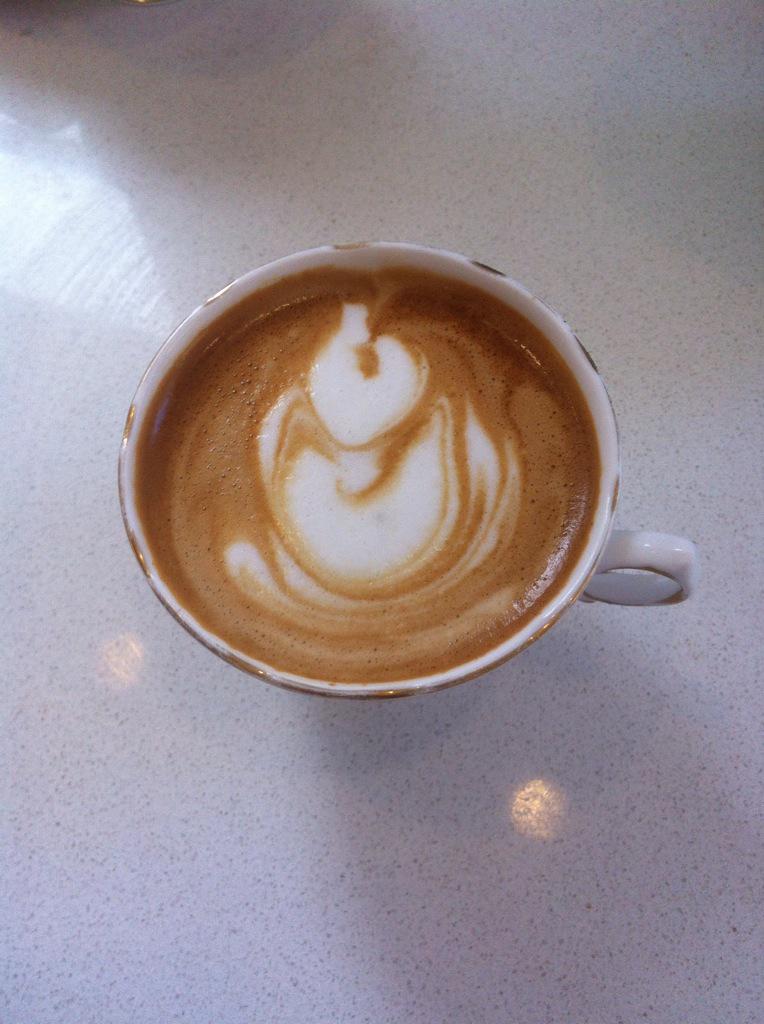 RoasterRen's tweet photo. After afew lessons with me holding his hands to guide, Mali stretched&amp;poured this on his first tulip attempt. He's 8 http://t.co/7R5ArbS1iq