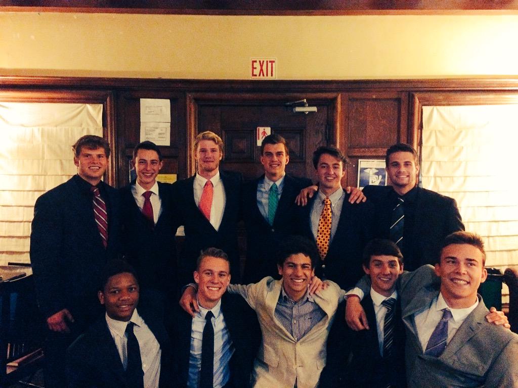 BerkeleyKA's tweet photo. Congratulations to Pi Class on their initiation to Kappa Alpha Order. Welcome brothers! #brotherhood #KAO http://t.co/yWqyOJNlxu