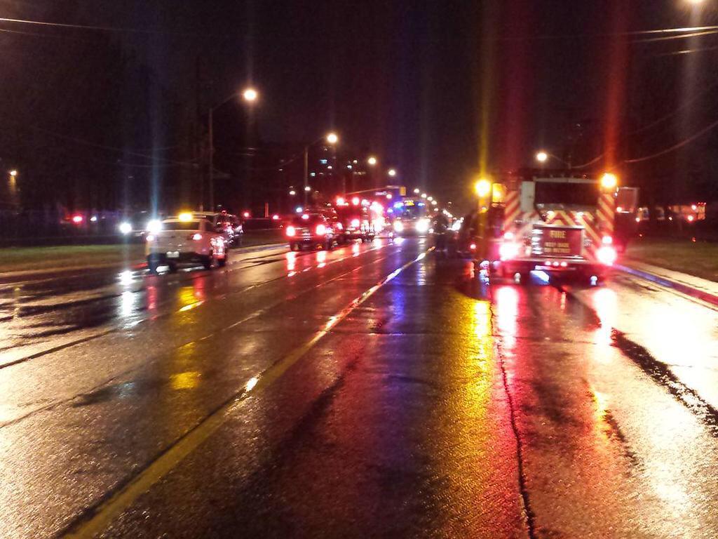 evanaleon's tweet photo. @CP24 there has been an incident at Jane &amp; Yorkwood area. A lot of police, ambulance buses &amp; fire trucks presents. http://t.co/JfAr0sluHH