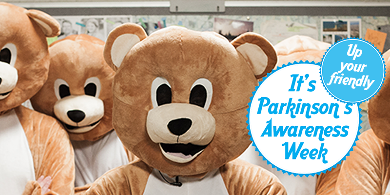 ParkinsonsUK's tweet photo. It's Parkinson's Awareness Week! Will you #upyourfriendly? Get more information and join us at http://t.co/c7UlwyG6ac http://t.co/TTrHBZE6ef