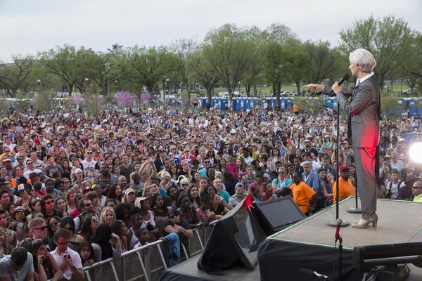 RudyHavenstein's tweet photo. "Who's yelling 'Freebird'? This is the IMF - there is no Freebird.  Instead I will sing 'Closer' by Nine Inch Nails." http://t.co/4LMiKperfz