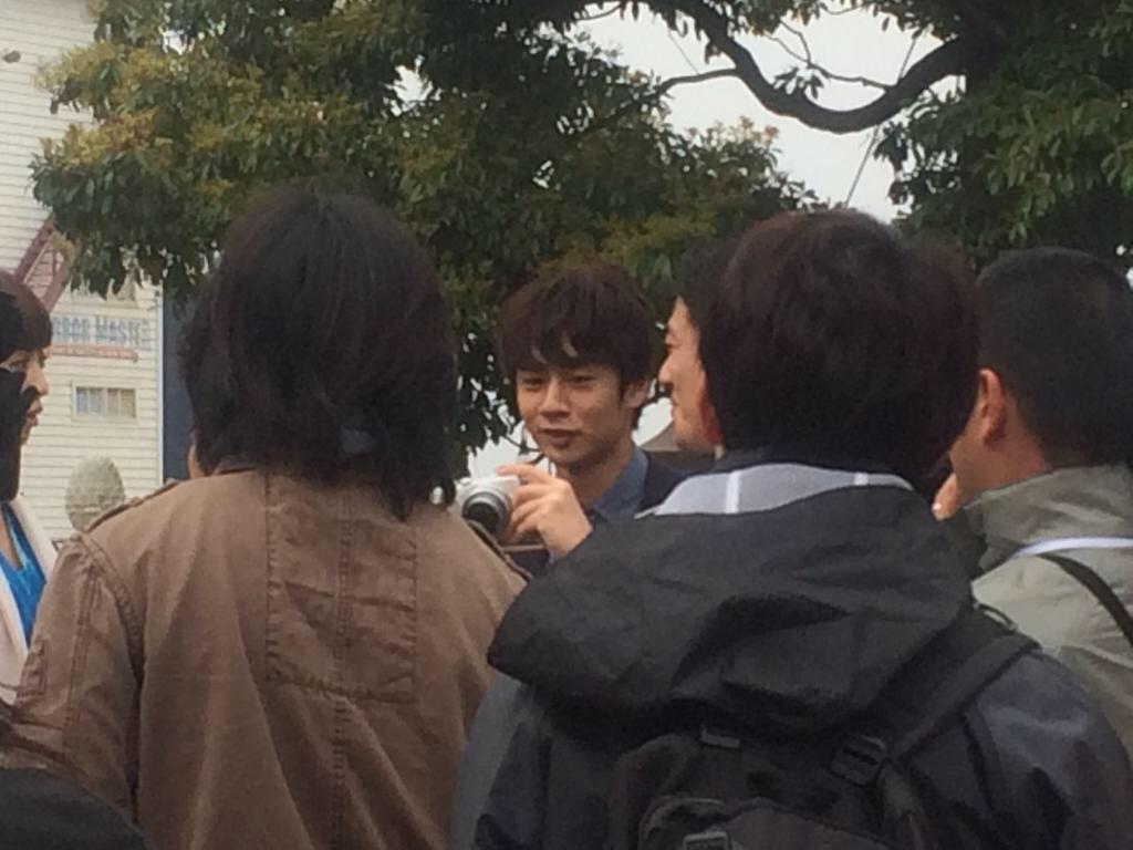 ジャニーズ遭遇 遭遇 今日の午前中にディズニーシーでkat Tunの中丸雄一くんが撮影をしていました Http T Co Ejutfsclfu