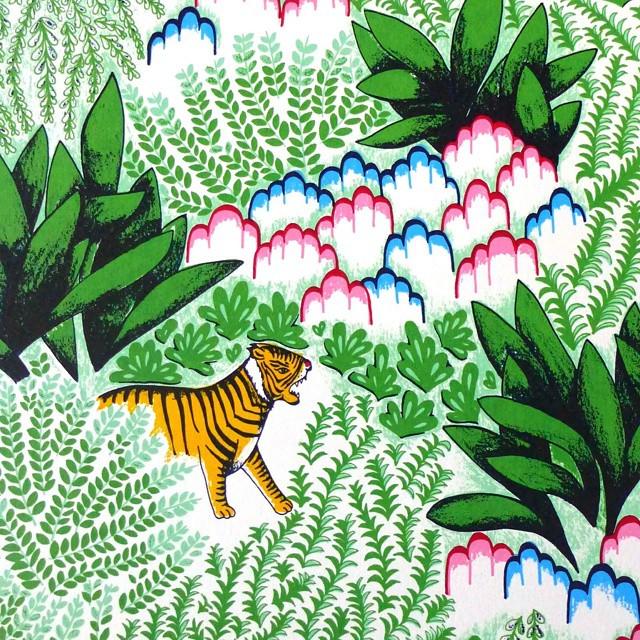 printclublondon's tweet photo. Final post for #printclubtakeover, Jungle Jelly inspired by Indian miniature paintings, available online. Goodbye f… http://t.co/FzBl2bgmCz