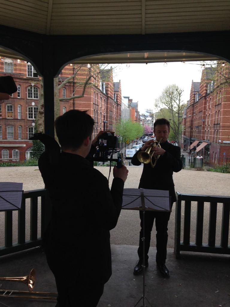 Riverside_Brass's tweet photo. Fun day filming at arnold circus yesterday. New videos coming soon! #gok #salp http://t.co/bZoc7jvzE2