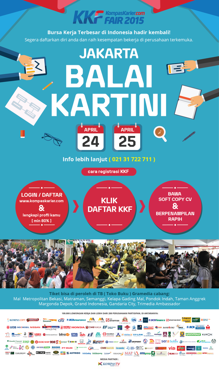 kompaskarier's tweet image. Buat Kariers yg datang dgn pakaian paling "Ready to Work Ourfit" saat #KKF2015 akan mendptkan hadiah kejutan #RTWO