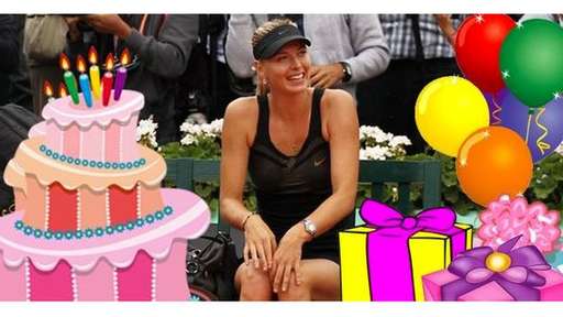 Happy 28th birthday to Tennis star Maria Sharapova who turns 28 today 