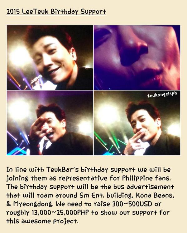 TeukAngelsPH's tweet photo. [💙] 2015 LeeTeuk Birthday Support with TeukBar http://t.co/ys9n6jEzaS  #leeteuk #이특영원히사랑해요 #이특 #PhilippineELF http://t.co/vCzbGpeVh4