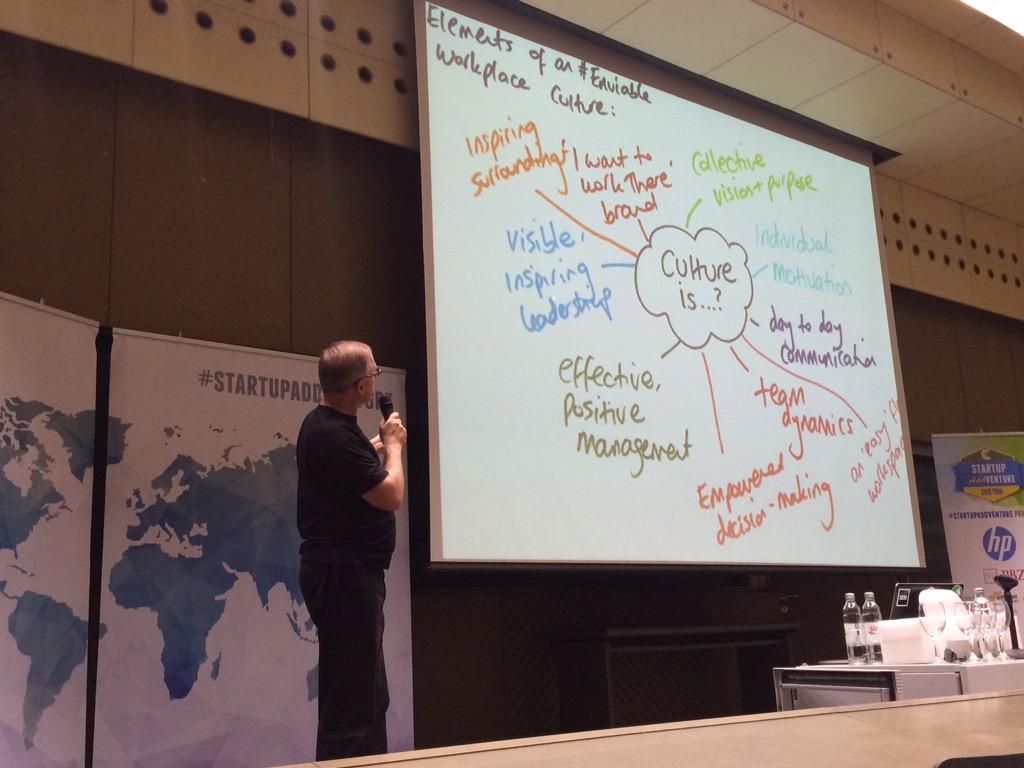 SportWIP's tweet photo. Burton Lee great talk about company culture at #StartupAddVenture @cccstartups @europreneurs @zivanazerjal http://t.co/wTwaJhIx74