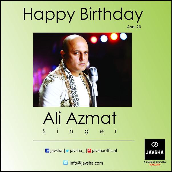 Happy Birthday to Ali Azmat (Singer)       