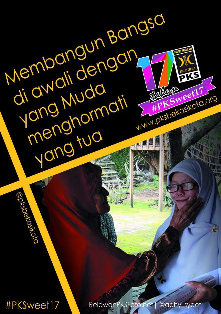 Selamat Milad ke 17 PKS #PKSweet17 <a href="/PksBekasikota/">PKS Kota Bekasi</a> <a href="/pks_kreatif/">PKS Kreatif</a> <a href="/pksjabar/">DPW PKS Jawa Barat</a> <a href="/PKSejahtera/">DPP PKS</a>