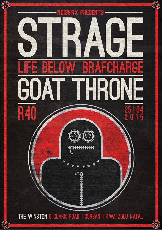NoiseFix's tweet photo. “@STRAGEnoise: @Life_Below, @GoatThroneDoom, BrafCharge &amp; us.. this Sat @TheWinstonPub 
THIS POSTER KILLS FASCISTS http://t.co/OaN0oWiK5x”